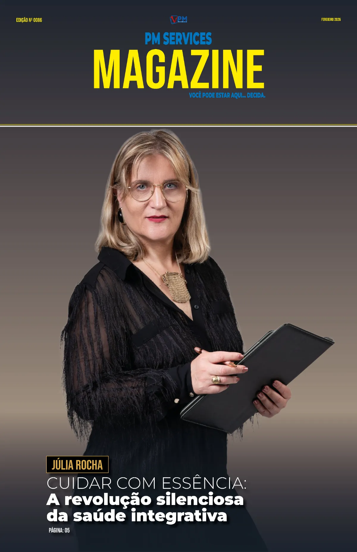 PM SERVICES MAGAZINE lança Edição 86 com foco em liderança feminina e saúde integrativa